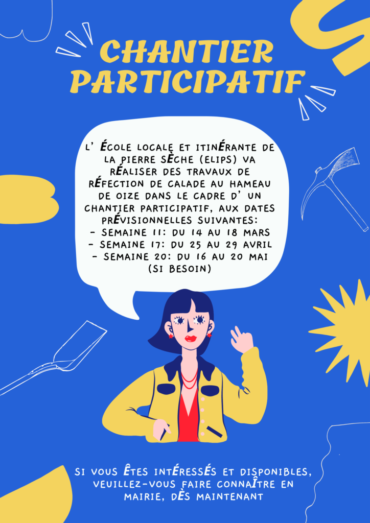 Chantier participatif calade